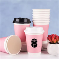 Paper cup double wall 4/8/10/12oz from disposablesInc.com. The best import service in China. 